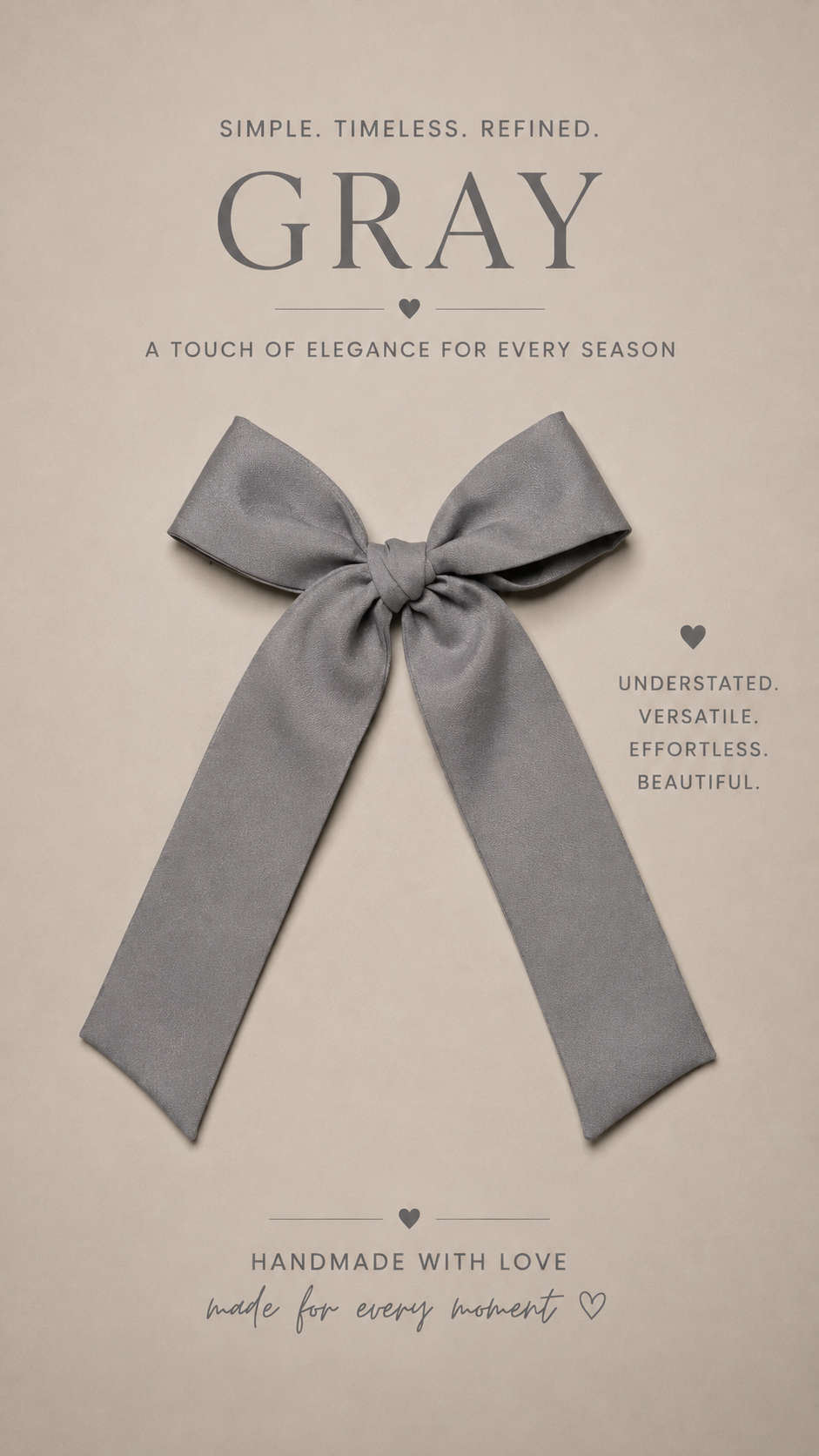 Satin MATTE Bows