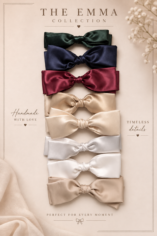 SATIN Emma Bows-- Matte & Shiny
