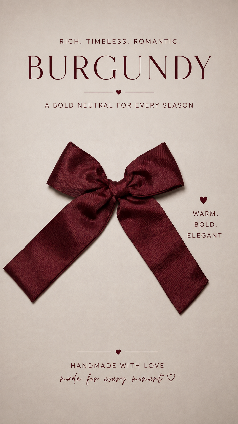 Satin MATTE Bows