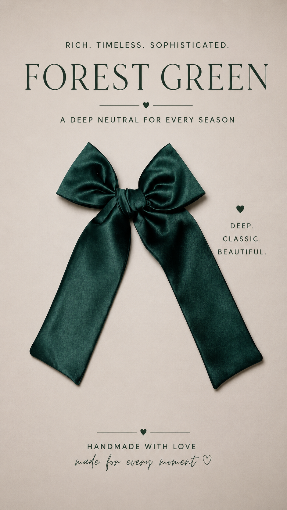 Satin MATTE Bows