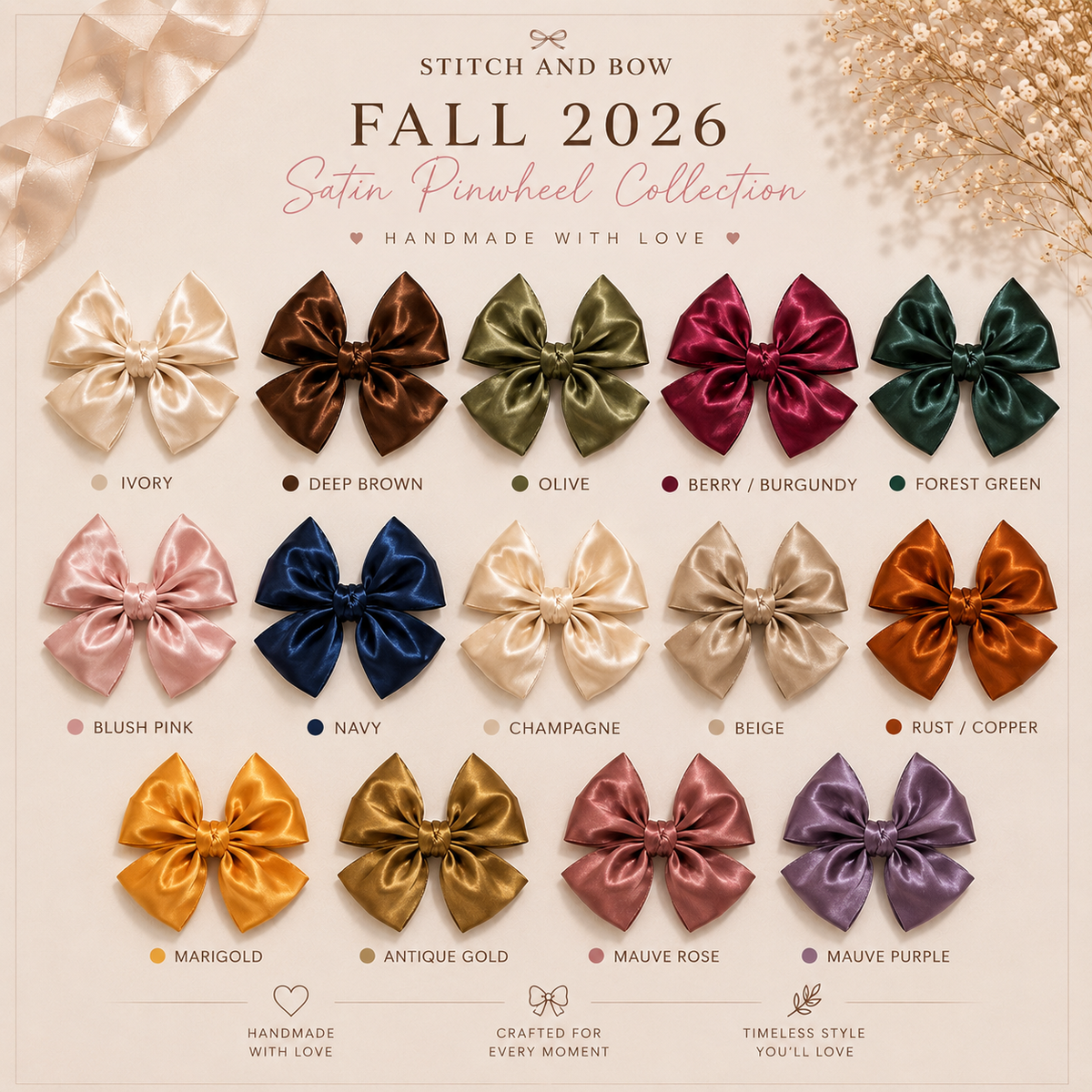 Satin Pinwheel--- Matte & Shiny